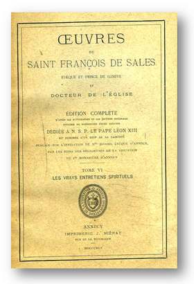 Entretiens de Saint François de Sales