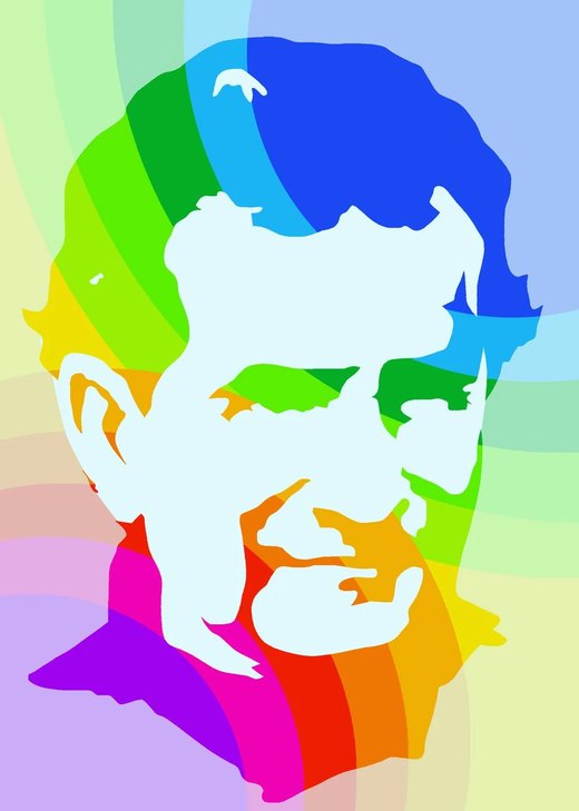 Don Bosco, portrait arc-en-ciel