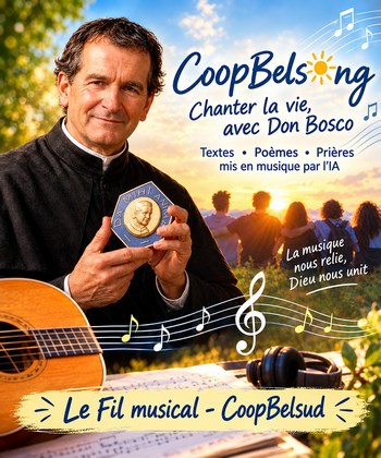 CoopBels☼ng, chanter la vie avec Don Bosco : textes, poèmes et prières mis en musique — Le Fil musical CoopBelsud